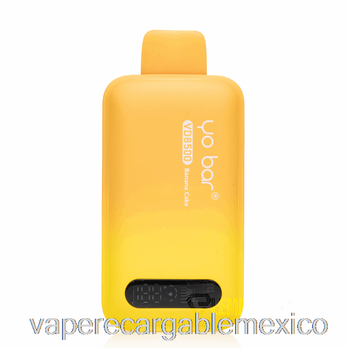 Vape Recargable Yo Bar Vd8500 Pastel De Plátano Desechable